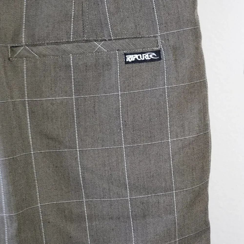 Rip Curl men's plaid active athletic‎ skate surfing board shorts men's size 32